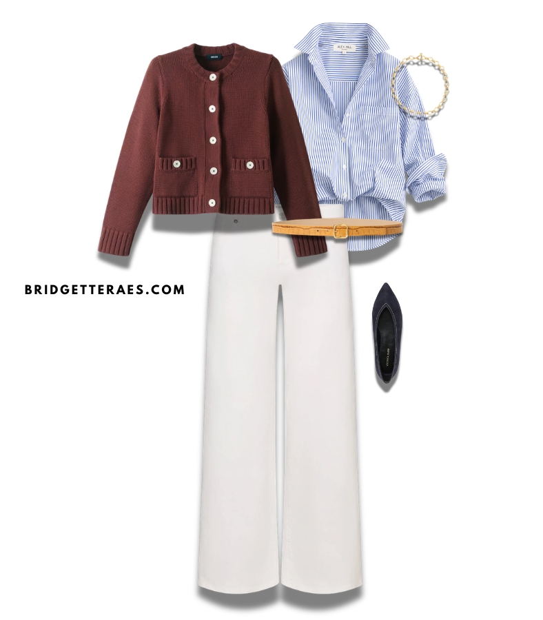 white jeans for work