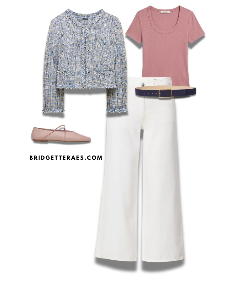 white jeans for work